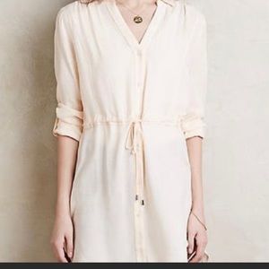 HD in Paris Anthropologie Tunic Top Drawstring Waist size Small